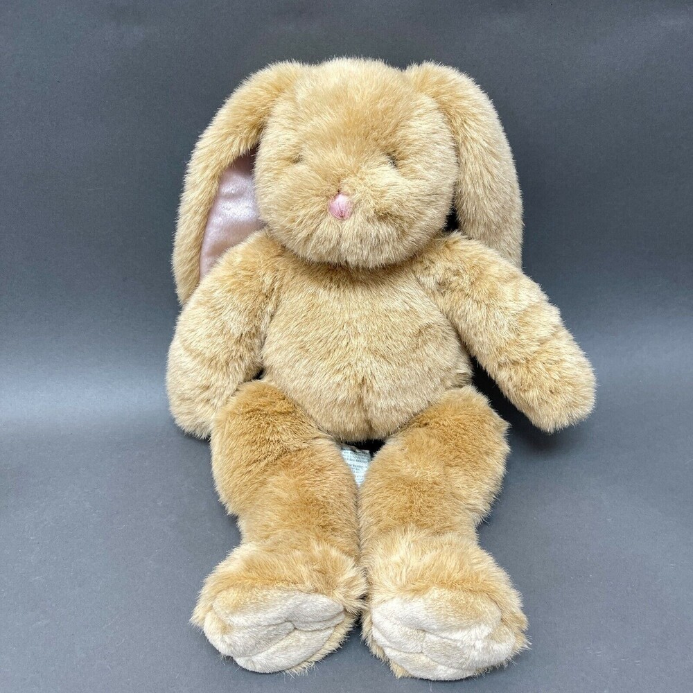 Build a Bear Workshop BABW Brown Rabbit Easter Talking 18" Tall Stuffed Plush